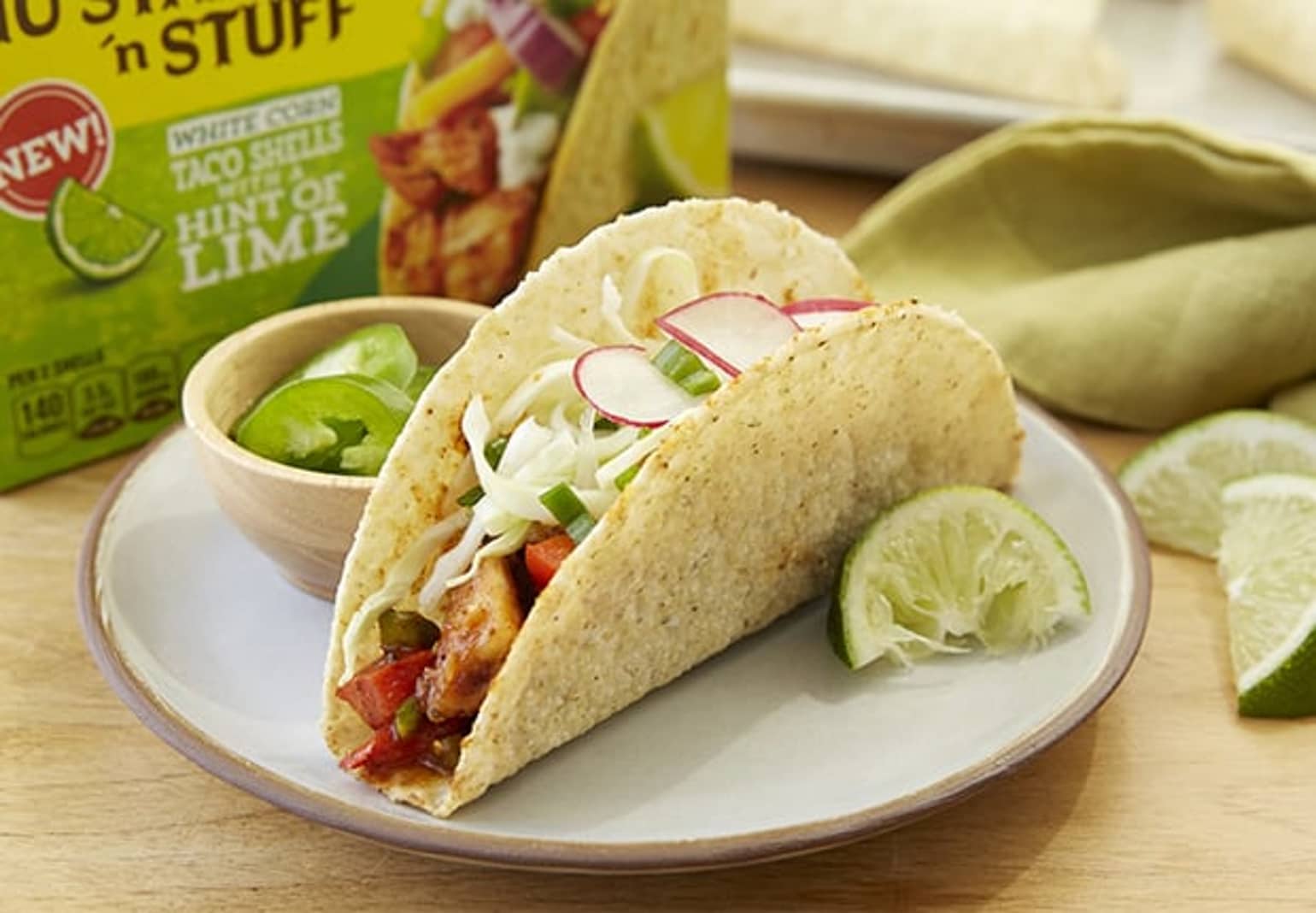 Spicy Honey-Lime Chicken Tacos